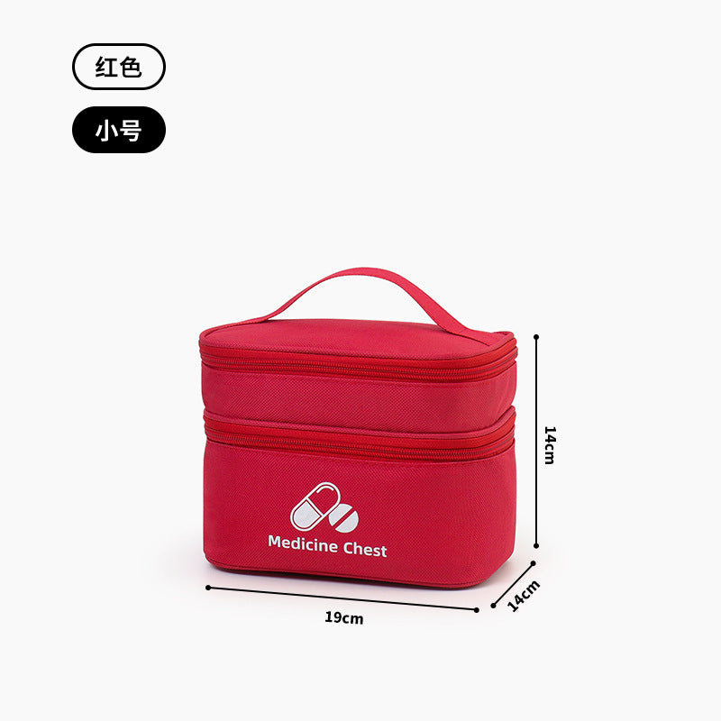 LifeGuard Pro First Aid Kit – Large Capacity Double Layer Medicine Bag for Travel, Home & Outdoor Emergencies