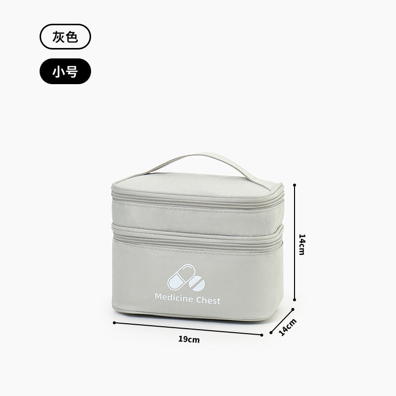LifeGuard Pro First Aid Kit – Large Capacity Double Layer Medicine Bag for Travel, Home & Outdoor Emergencies