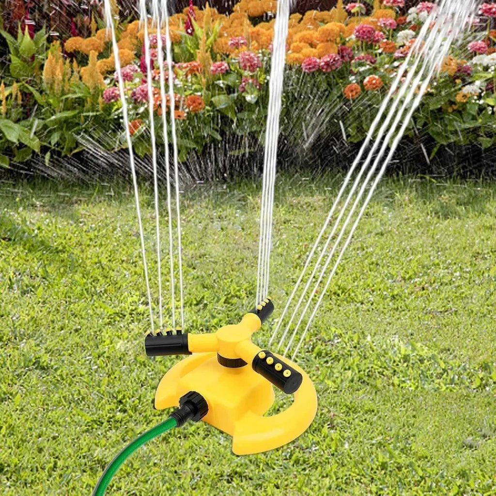 Turbo 360° Rotating Sprinkler – Effortless Lawn & Garden Irrigation